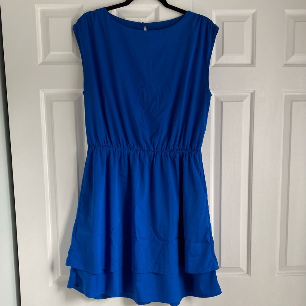 H&M Royal blue sleeveless dress